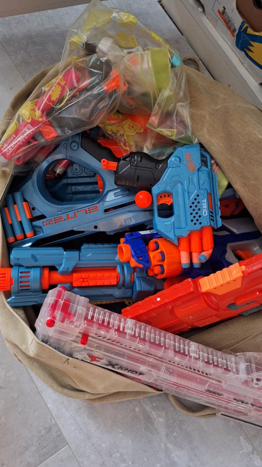 Veel Nerf pistolen + pijltjes!, Kinderen en Baby's, Speelgoed | Babyspeelgoed, Ophalen, Zo goed als nieuw, Overige typen