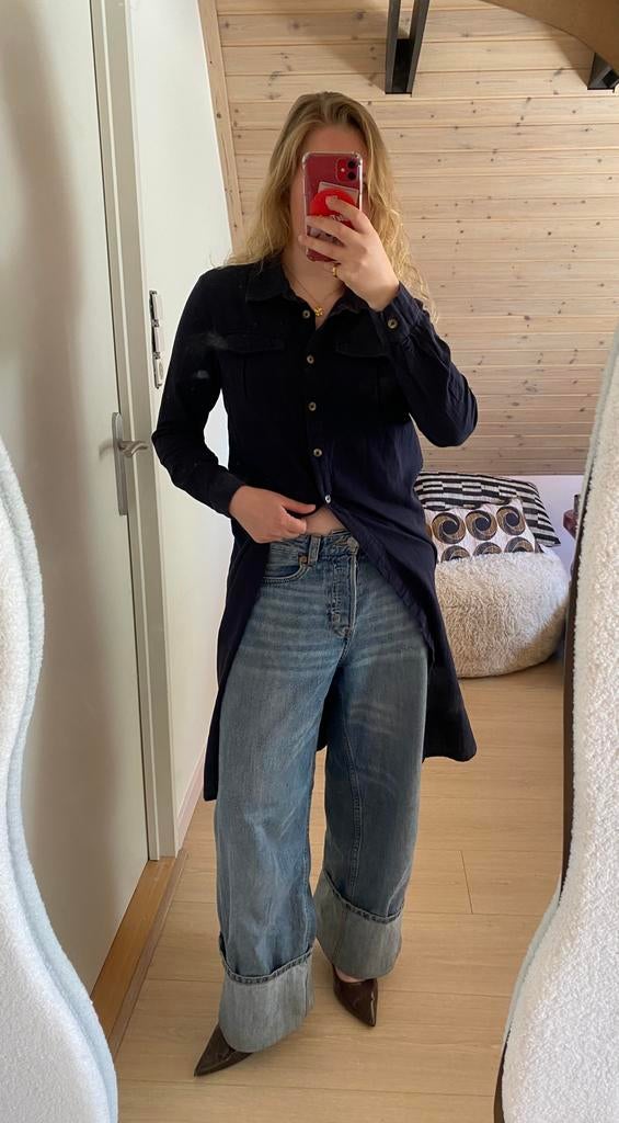 JDY jurk, Blauw, Ophalen of Verzenden, Zo goed als nieuw, Knielengte