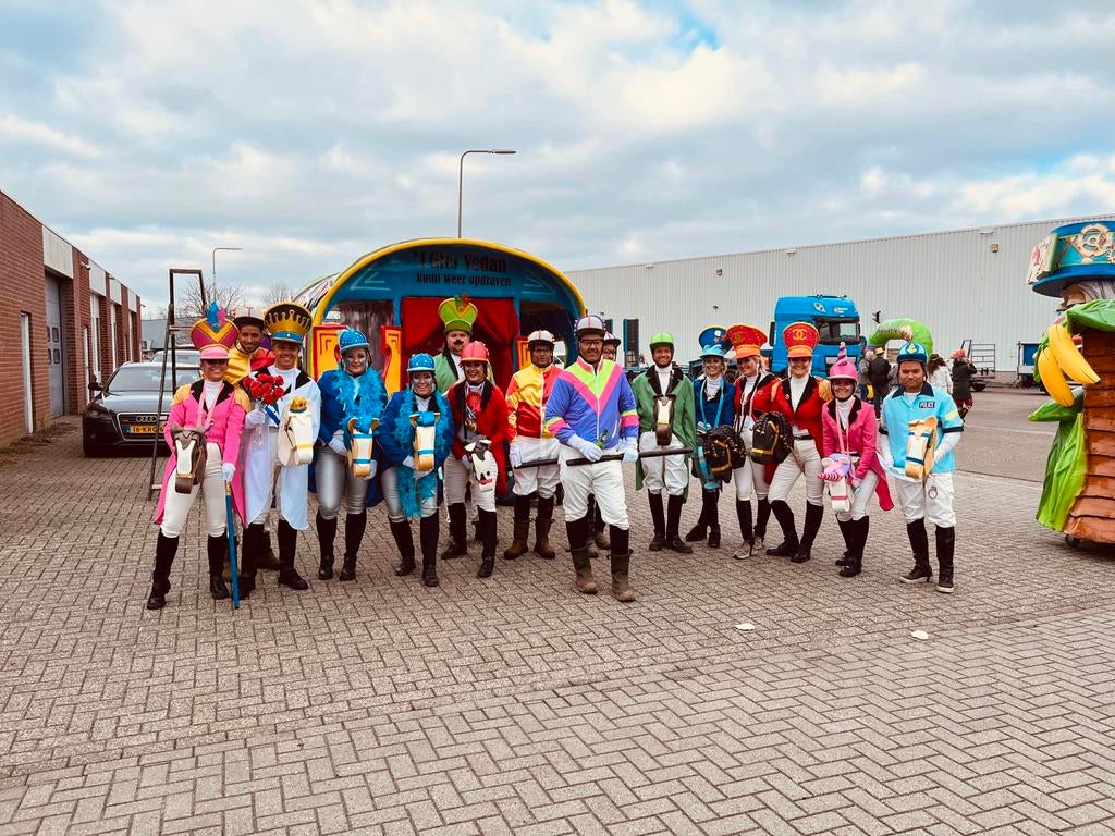 Stokpaarden carnaval, Ophalen, Gedragen, Carnaval, Accessoires
