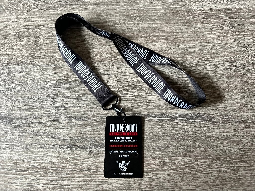 ID&T Thunderdome Die Hard 3 Keycoard & Pasje (2018), Ophalen of Verzenden, Gebruikt