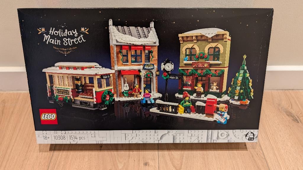 NIEUW & SEALED Lego 10308 Kerst dorpsstraat, Overige thema's, Lego, Nieuw, Ophalen of Verzenden