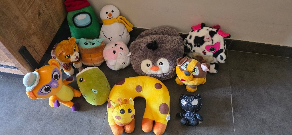 Knuffels allerlei samen in 1 koop, Ophalen of Verzenden, Gebruikt, Jongen of Meisje