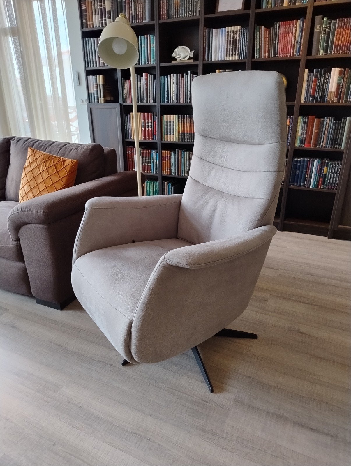 Relaxfauteuil de Toekomst New Fabulous 5 F3-100N licht grijs, Huis en Inrichting, Fauteuils, Ophalen, Nieuw, 75 tot 100 cm, Stof