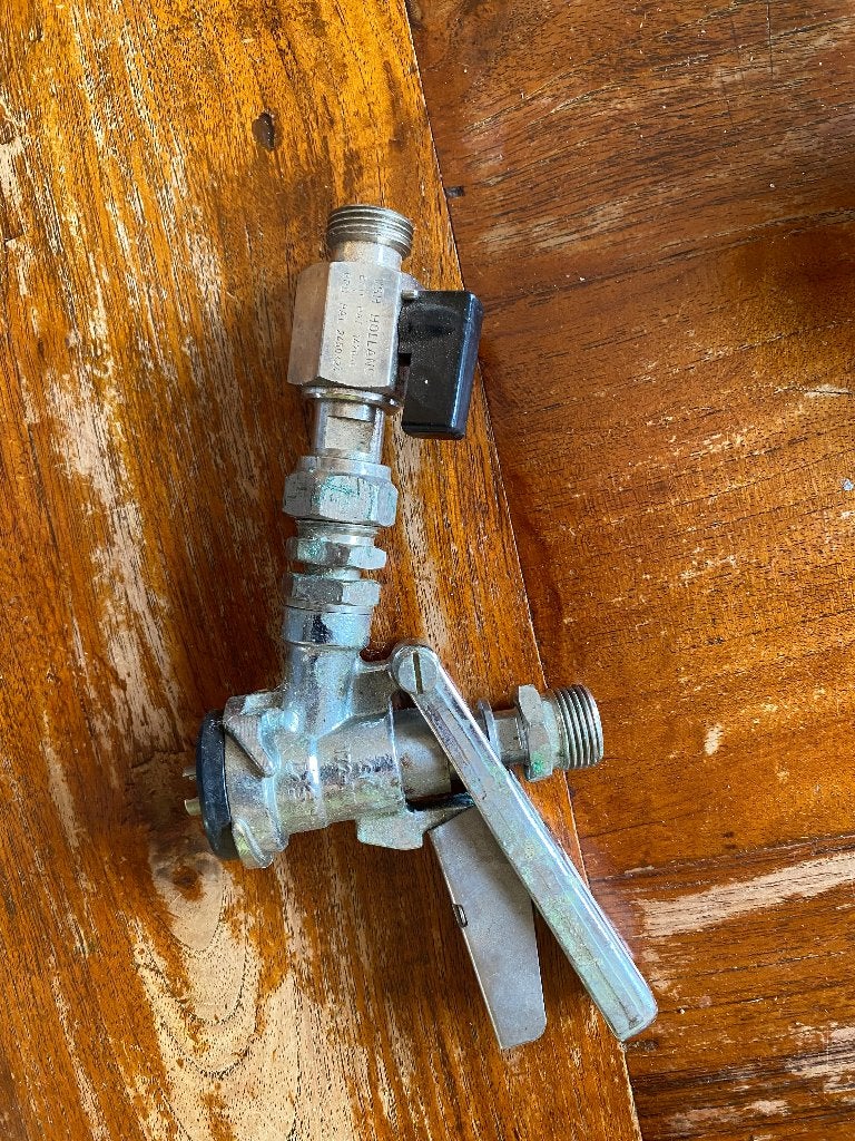 Tap drukmeter en 2 koppelingen, inclusief 20l fust!, Ophalen of Verzenden, Gebruikt