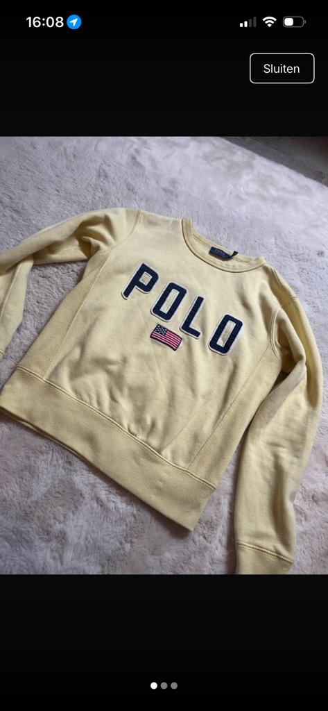 Polo trui, Ophalen of Verzenden, Zo goed als nieuw, Maat 46 (S) of kleiner, Blauw