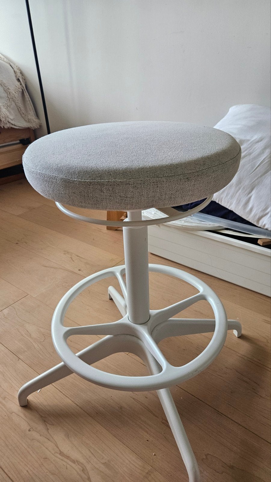 IKEA Lidkullen zit sta kruk ZGAN, Ophalen, Zo goed als nieuw, Staal