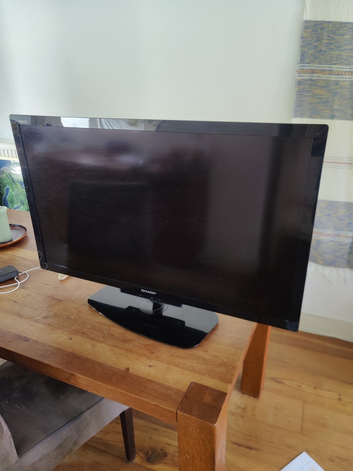 40 inch Sharp LCD TV met CI+ module en 2e afstandsbediening, Ophalen, Gebruikt, 50 Hz, LCD