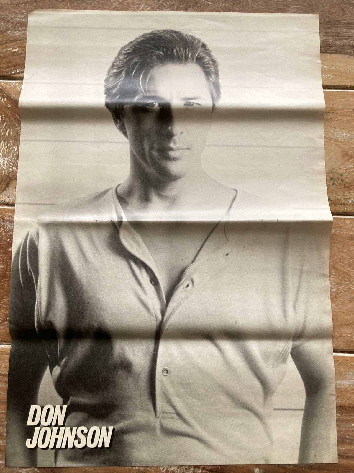 VERLOPEN A3 Poster DON JOHNSON miami vice, Verzamelen, Ophalen of Verzenden, Zo goed als nieuw, A1 t/m A3, Muziek