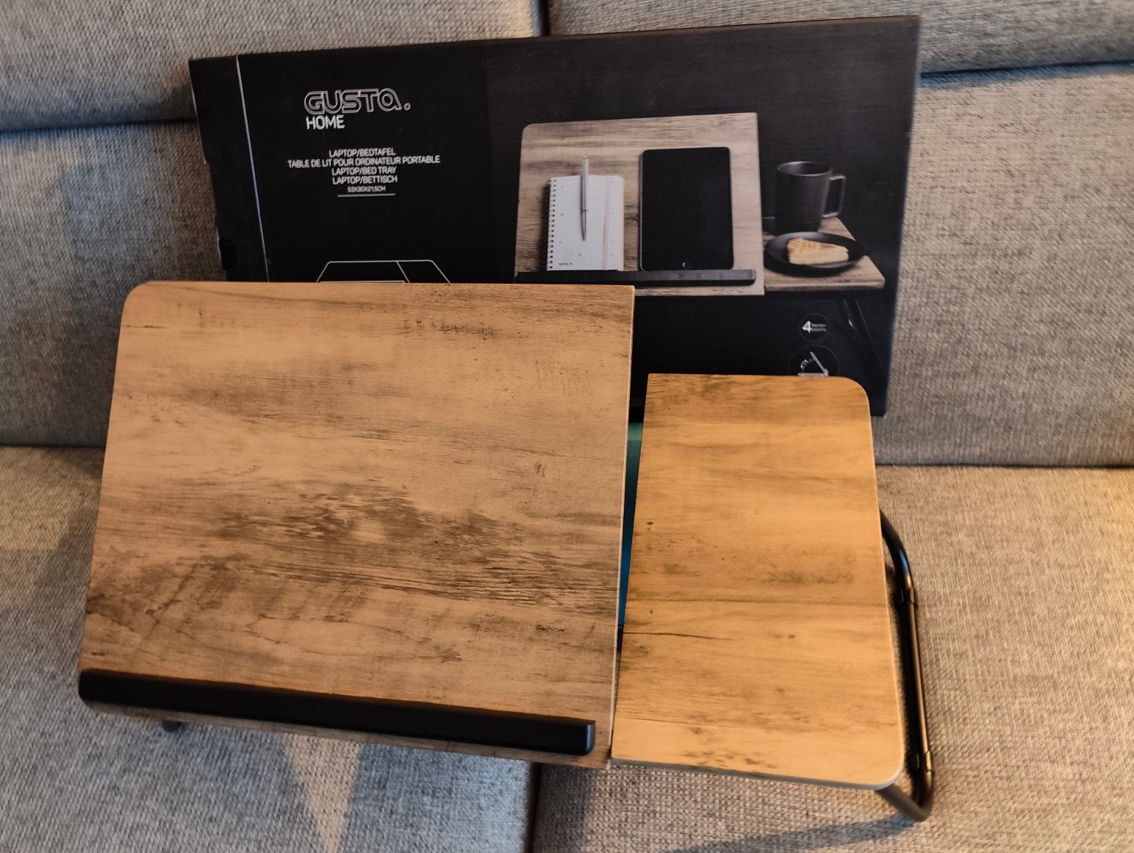 Laptoptafel, Bedtafel (verstelbaar), Ophalen, Minder dan 45 cm, Modern, functioneel, Nieuw