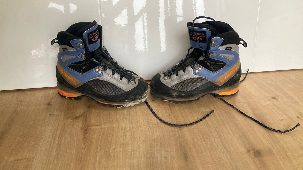Steigijzer vaste scarpa bergschoen, Sport en Fitness, Ophalen of Verzenden, Gebruikt, Schoenen