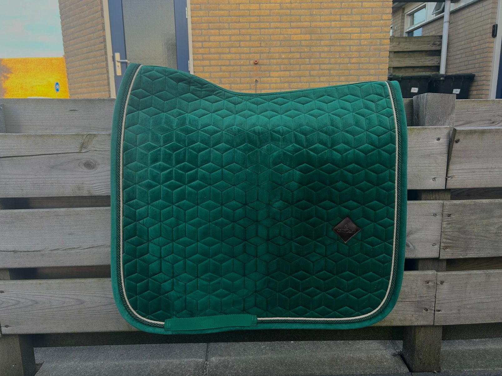 Kentucky velvet dekje groen Full, Dieren en Toebehoren, Paarden en Pony's | Dekens en Dekjes, Ophalen of Verzenden, Zo goed als nieuw