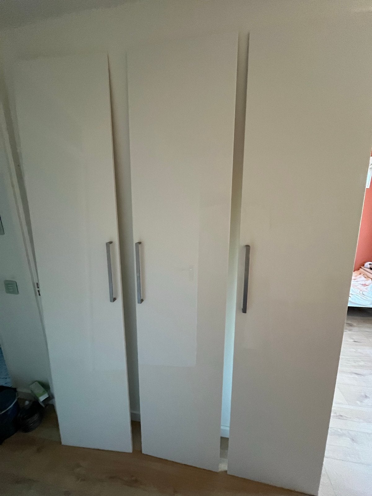 IKEA FARDAL PAX kastdeuren wit hoogglans (3 stuks), Ophalen, Overige materialen, Gebruikt, 200 cm of meer