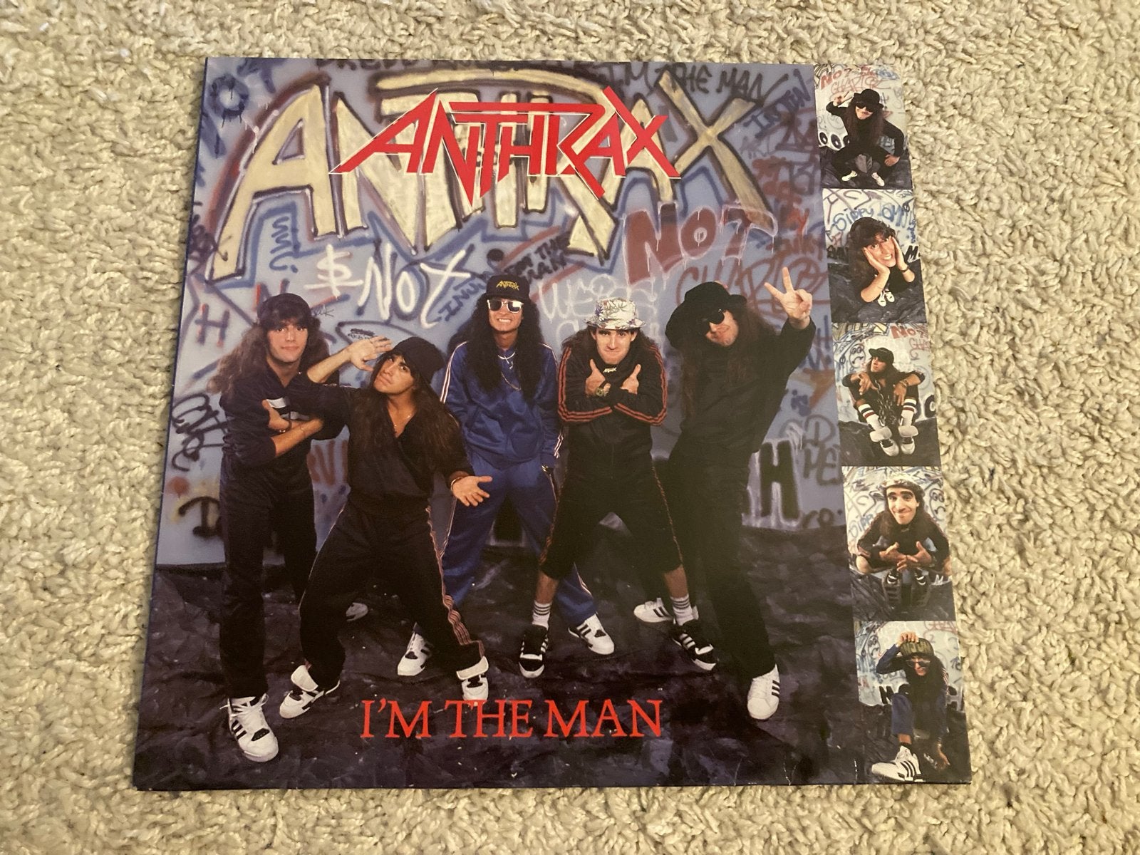 Anthrax - I'm The Man (1987) 12” vinyl EP, EP, Ophalen of Verzenden, Gebruikt, 12 inch