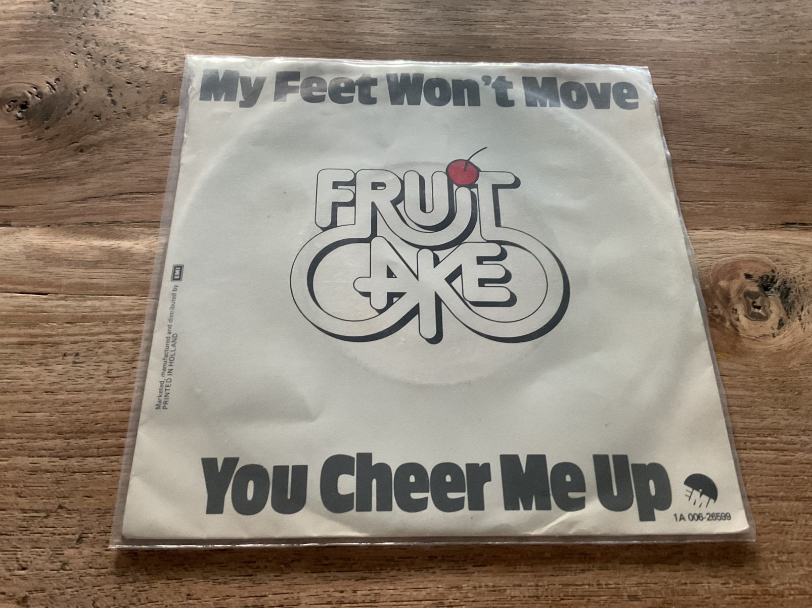 Fruitcake, My feet won’t move, Cd's en Dvd's, Ophalen of Verzenden, 7 inch, Pop