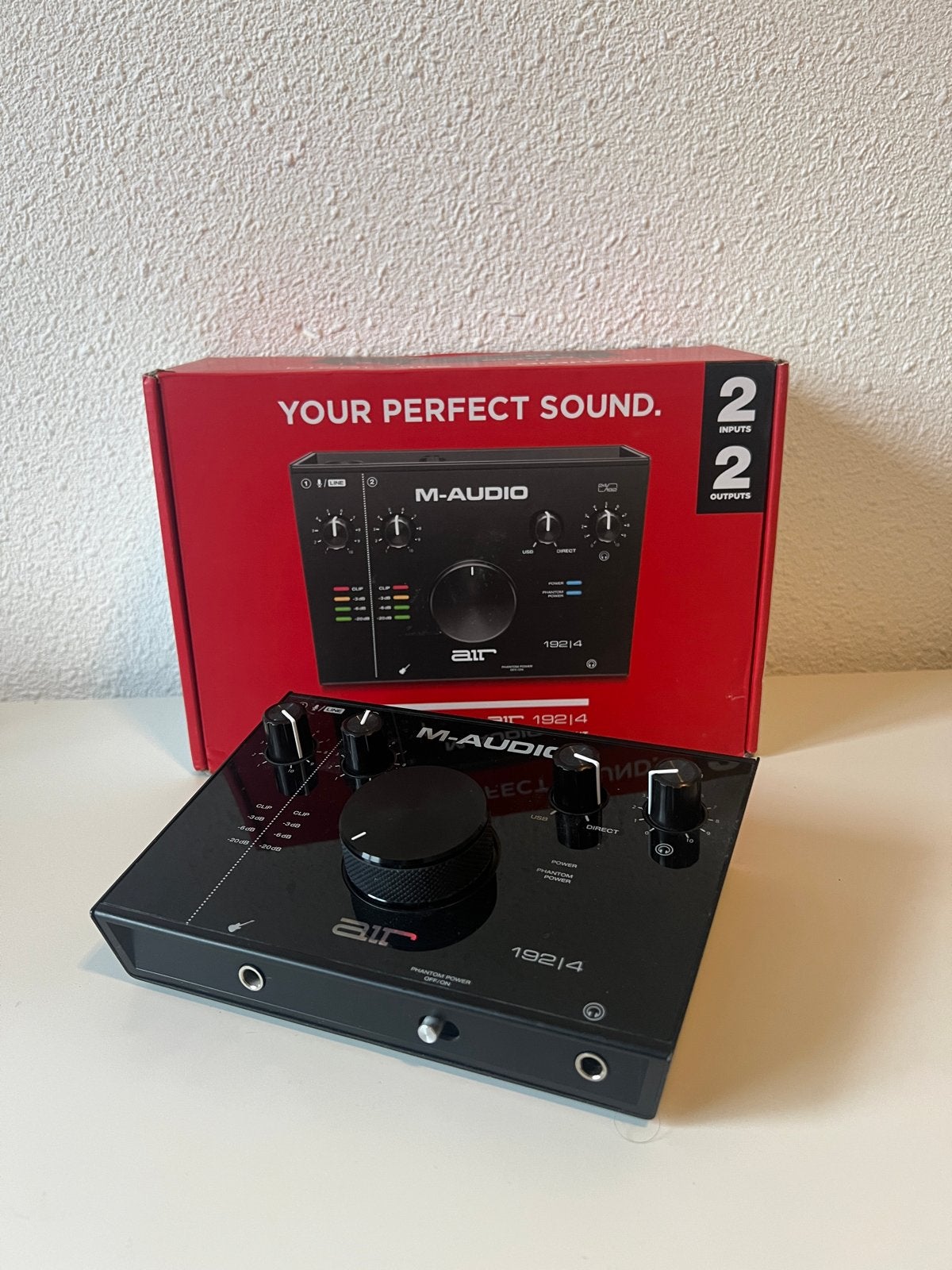 M-Audio AIR 192/4 Audio Interface, Verzenden, Zo goed als nieuw, Minder dan 5 kanalen, Microfooningang