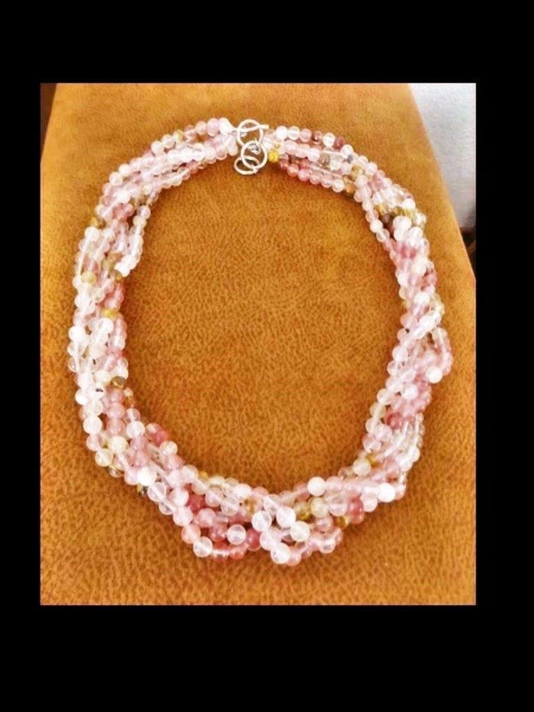 Bijzonder Collier gemaakt uit 6 Rijnen Toermalijnstenen!, Verzenden, Overige materialen, Ketting, Met edelsteen