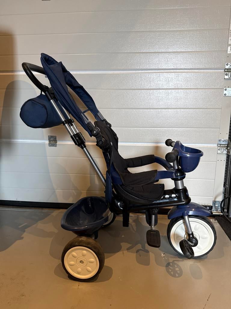 Q Play driewieler met duwstang en verstelbare zitting, Fietsen en Brommers, Fietsen | Driewielers, Ophalen, Gebruikt, Duwstang