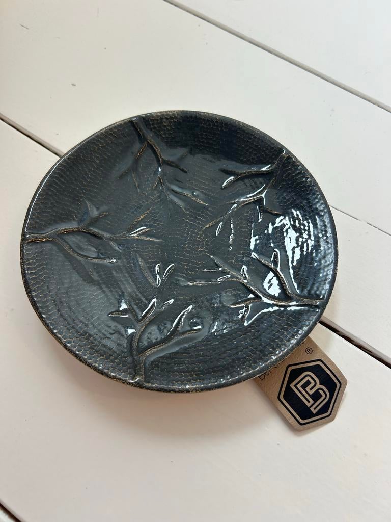 Decoratief bord met bladmotief - BePureHome, Ophalen