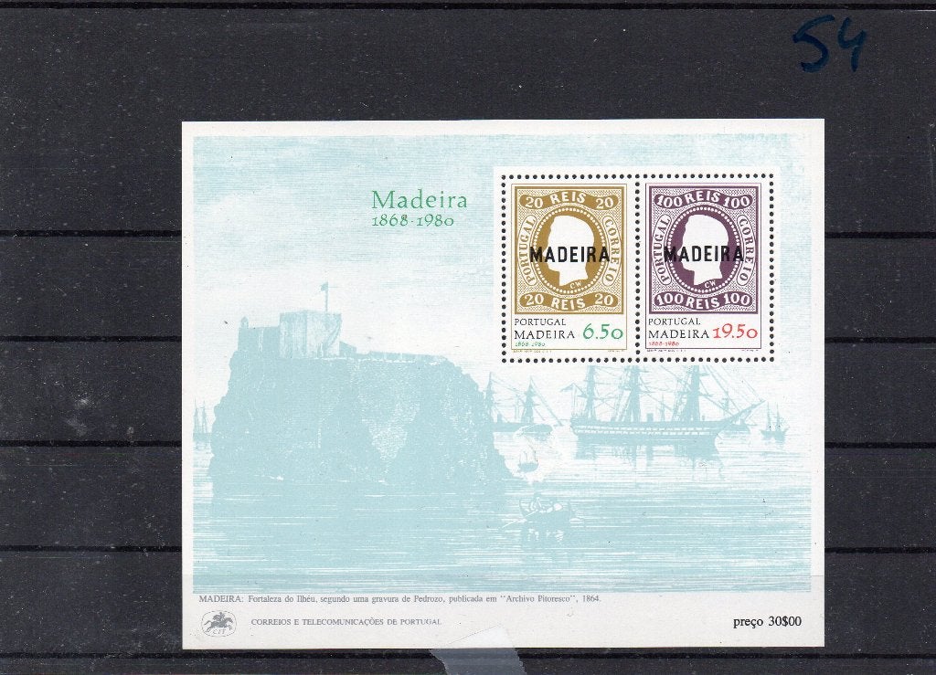 11 blokken madeira  postfris, Ophalen of Verzenden, Overige landen, Postfris