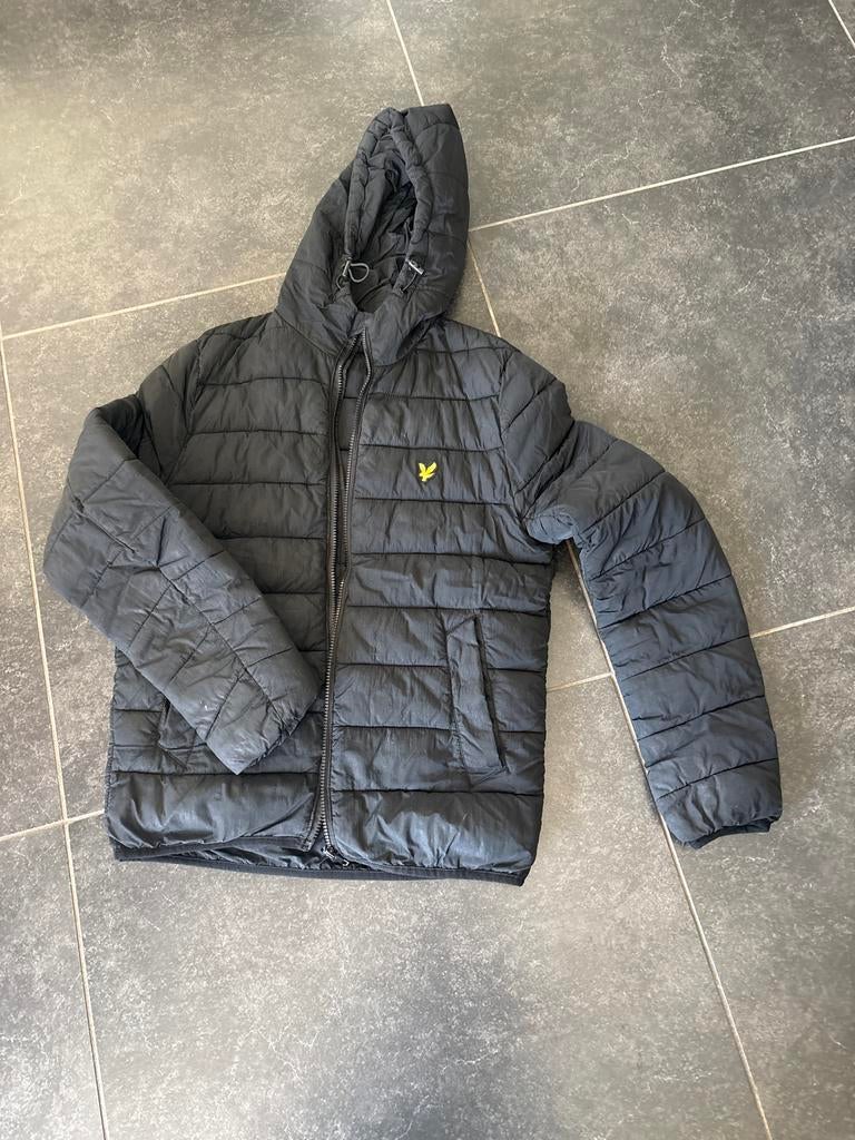 Lyle & Scott Zwarte Gewatteerde Jas - Maat S, Ophalen of Verzenden, Zo goed als nieuw, Maat 46 (S) of kleiner, Zwart