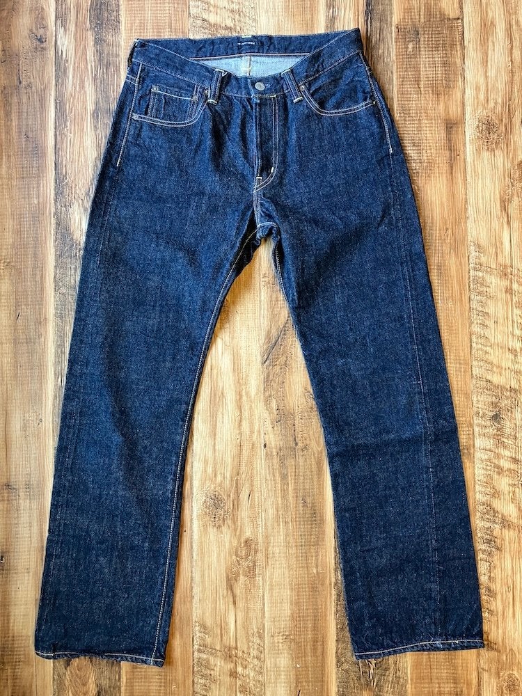 URBAN RESEARCH DOORS DM4-N4012A W31 x L30 Kibata Selvedge, Kleding | Heren, Ophalen of Verzenden, Gedragen, Blauw, W32 (confectie 46) of kleiner