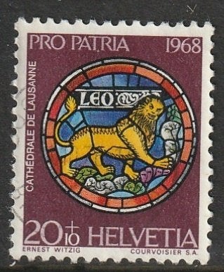 Zwitserland 1968 875 Pro Patria 20c, Gest, Ophalen of Verzenden, Gestempeld