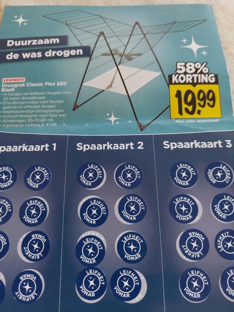VOMAR SPAARKAARTEN, Vomar, Ophalen of Verzenden