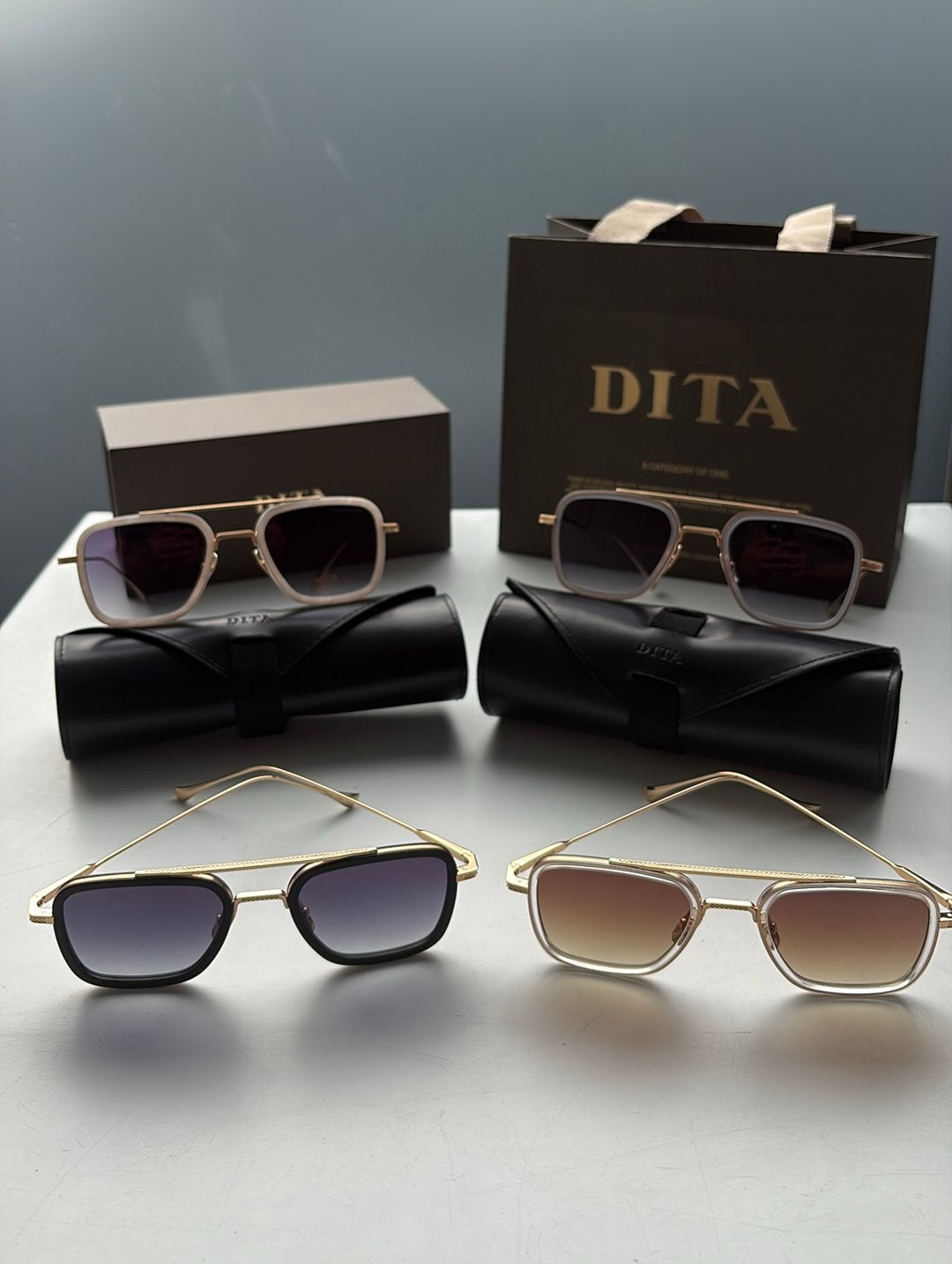 DITA ZONNEBRIL FLIGHT 006, Sieraden, Tassen en Uiterlijk, Zonnebrillen en Brillen | Heren, Ophalen of Verzenden, Zo goed als nieuw