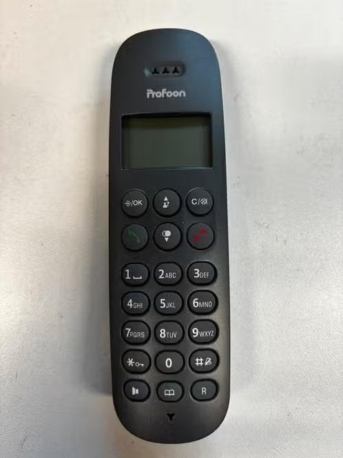 NIEUW! Profoon PDX600 vaste telefoon zwart €17,99, Ophalen of Verzenden, Nieuw, 1 handset
