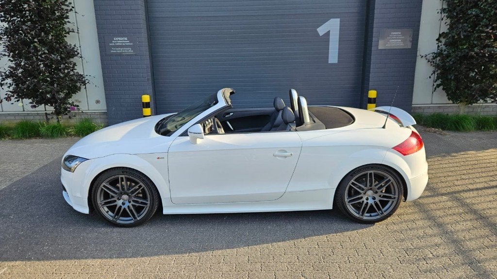 Audi TT 2.0 Tfsi Roadster aut. 211PK 2013 Bose Leder S-line, Auto's, Audi, TT, 4 cilinders, Leder en Stof, Wit