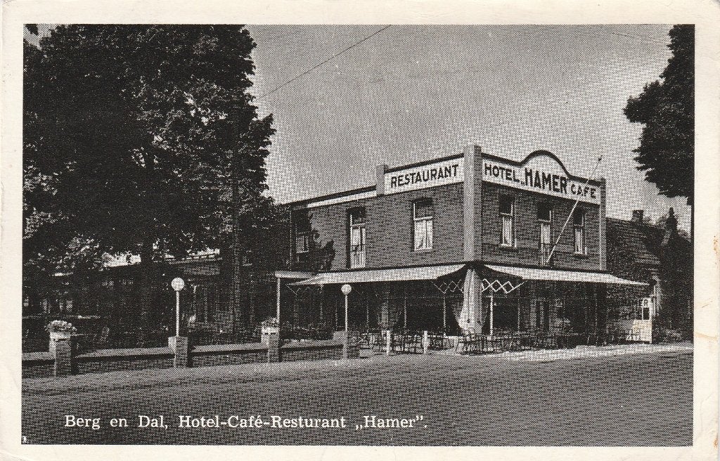 berg en dal- hotel hamer, Ophalen of Verzenden, 1940 tot 1960, Gelderland