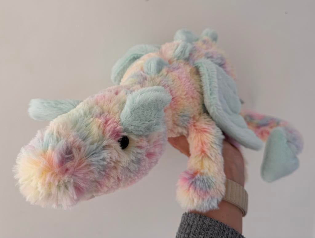 Jellycat Lazulia Dragon, Jellycat, Overige karakters, Overige typen, Ophalen of Verzenden