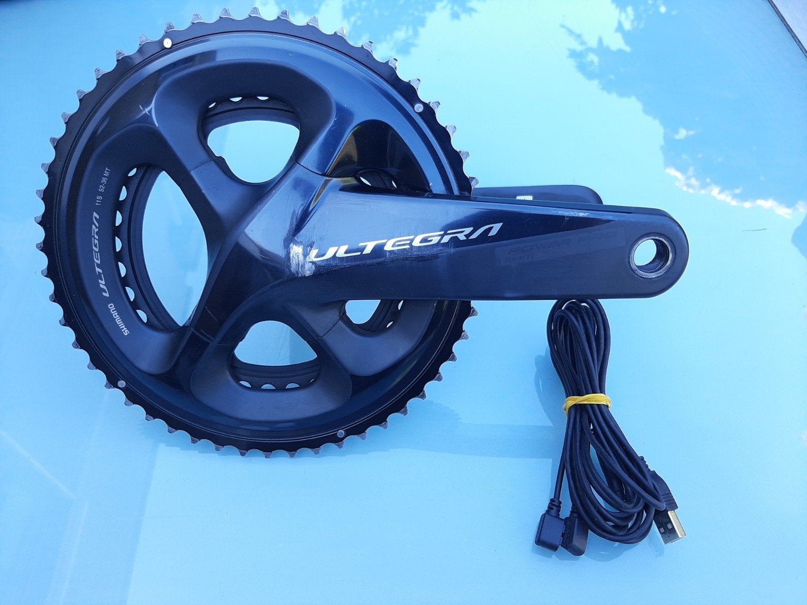 Ultegra 8000 serie powercrank/vermogensmeter L&R, Crankstel of Pedalen, Gebruikt, Shimano Ultegra vermogensmeter, Ophalen of Verzenden