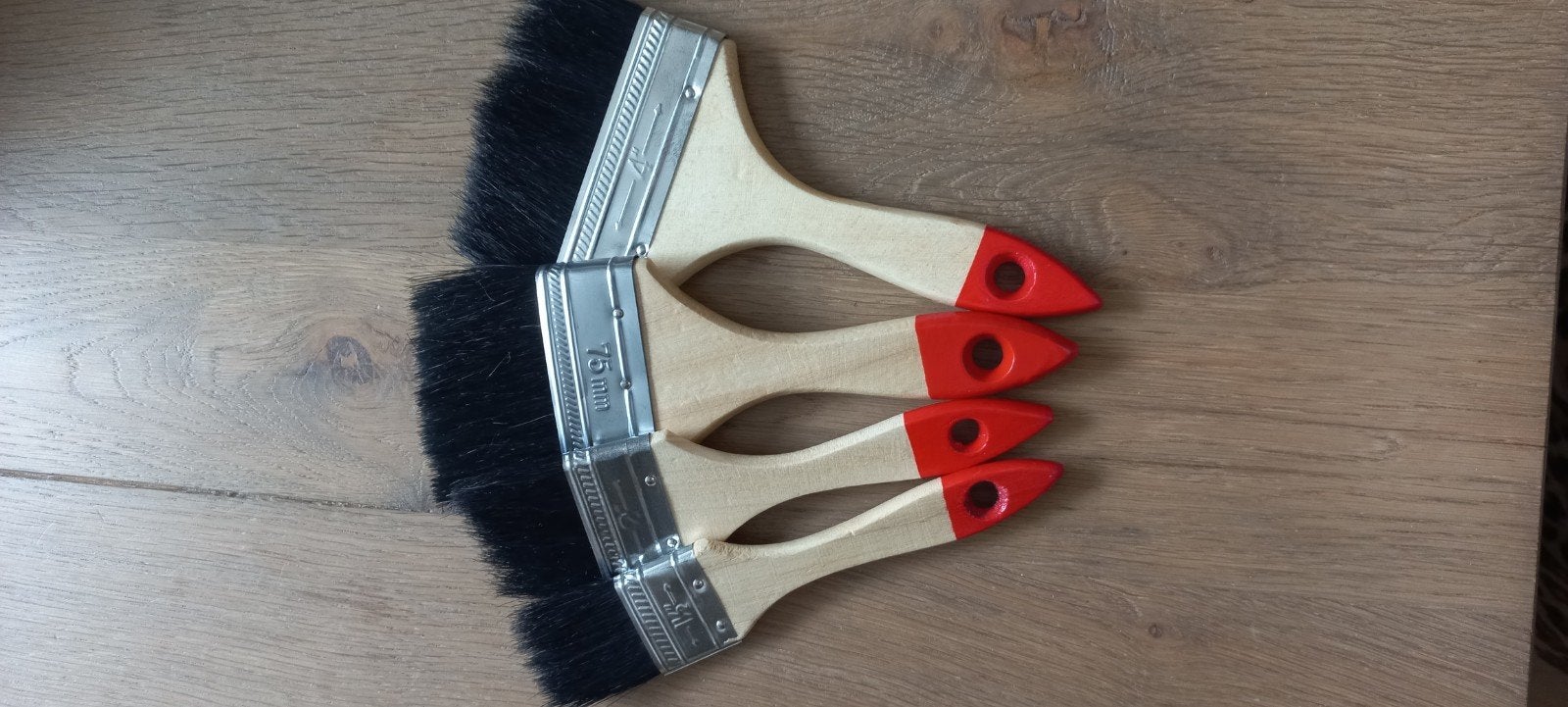Set van 4 verschillende kwasten, Ophalen of Verzenden, Nieuw, Overige typen, Overige merken