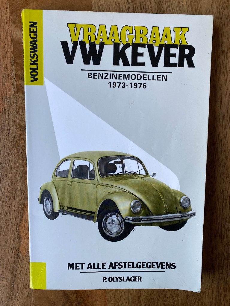 Vraagbaak VW kever benzinemodellen 1973-1976 - P. Olyslager, Auto diversen, Ophalen of Verzenden