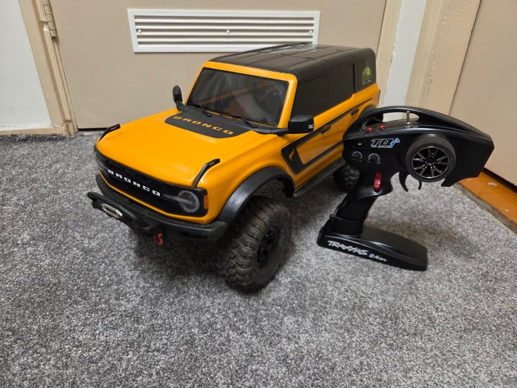 Traxxas trx4 bronco, Ophalen of Verzenden, Zo goed als nieuw, Overige schalen, Auto offroad