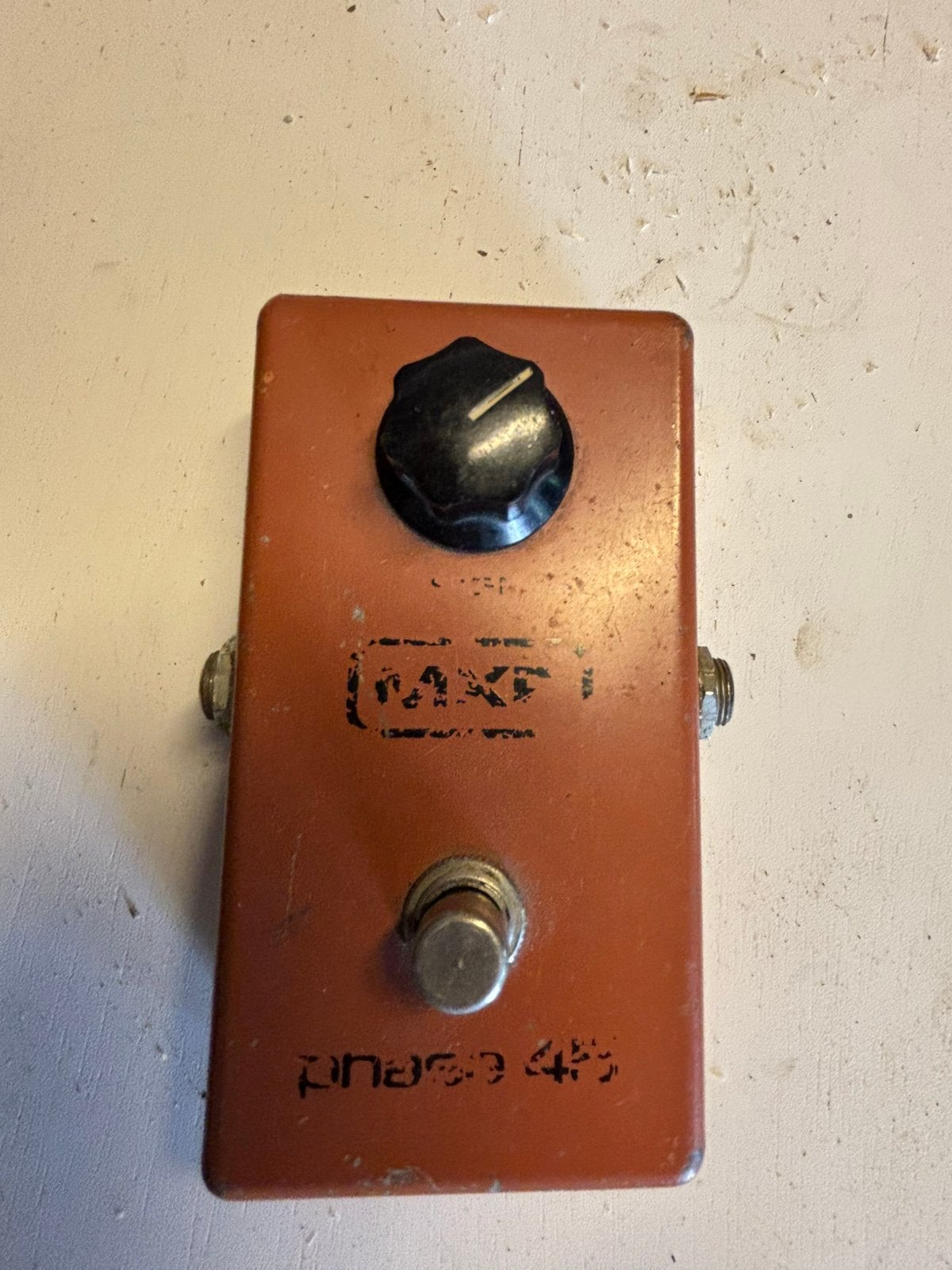 MXR phase 45 block logo (vroege versie), Ophalen of Verzenden, Gebruikt, Overige typen