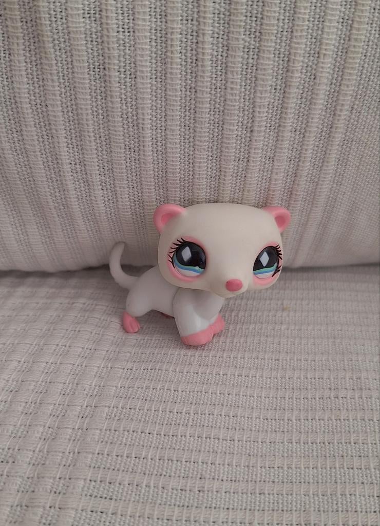 Littlest Pet Shop LPS #520 witte fret (ferret), Ophalen of Verzenden, Zo goed als nieuw