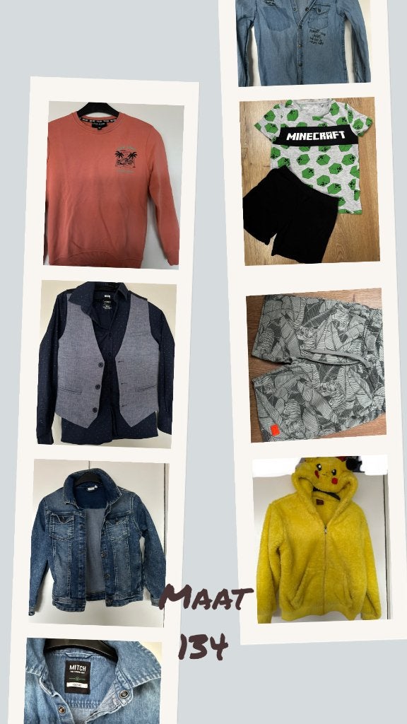 Set kleding Maat 134/140, Ophalen of Verzenden, Zo goed als nieuw, Jongen