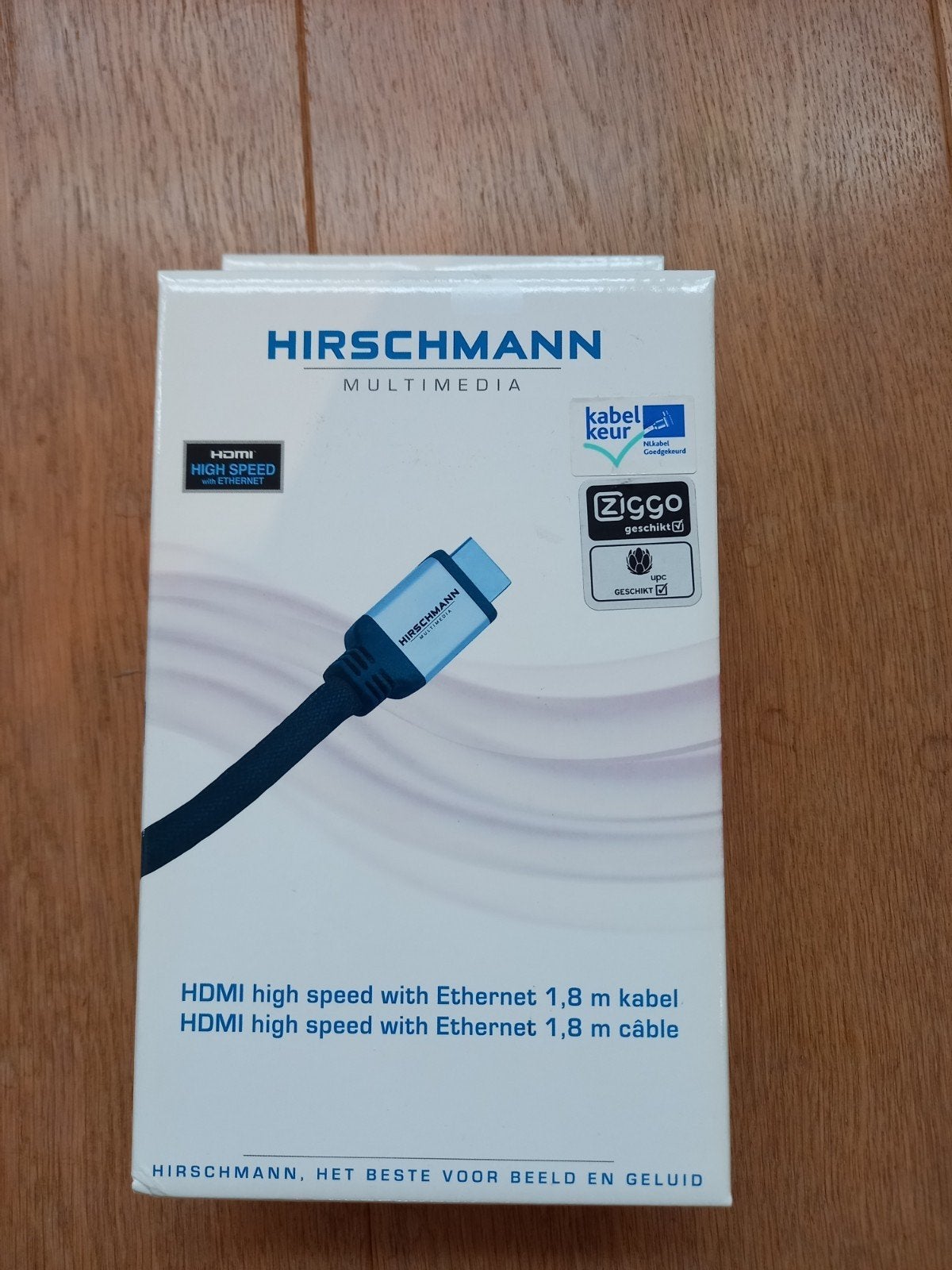 Hirschmann HDMI High Speed met Ethernet 1.8m kabel, Ophalen of Verzenden, Nieuw, Minder dan 2 meter, HDMI-kabel