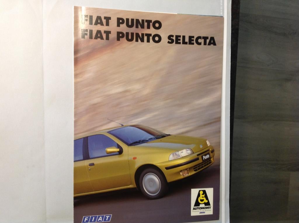 Fiat Punto en Punto Selecta folder voor Beperkingen DU 8 bl, Ophalen of Verzenden, Nieuw, Overige merken