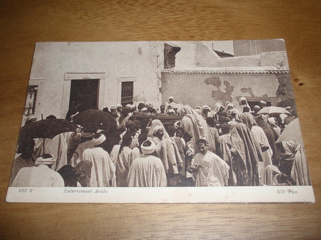 Arabie Moslim Arabische Begrafenis, Tunesië 1918, Verzenden, Voor 1920, Gelopen, Politiek en Historie