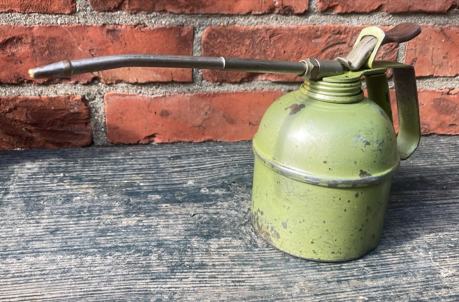 Vintage Oliespuit Brevettato G.500 - Schuurvondst Zeeland, Ophalen of Verzenden