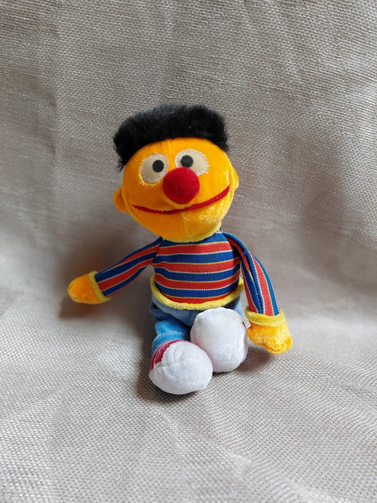 Ernie Sesamstraat knuffel 15 cm, Gebruikt, Overige merken, Overige typen, Ophalen of Verzenden