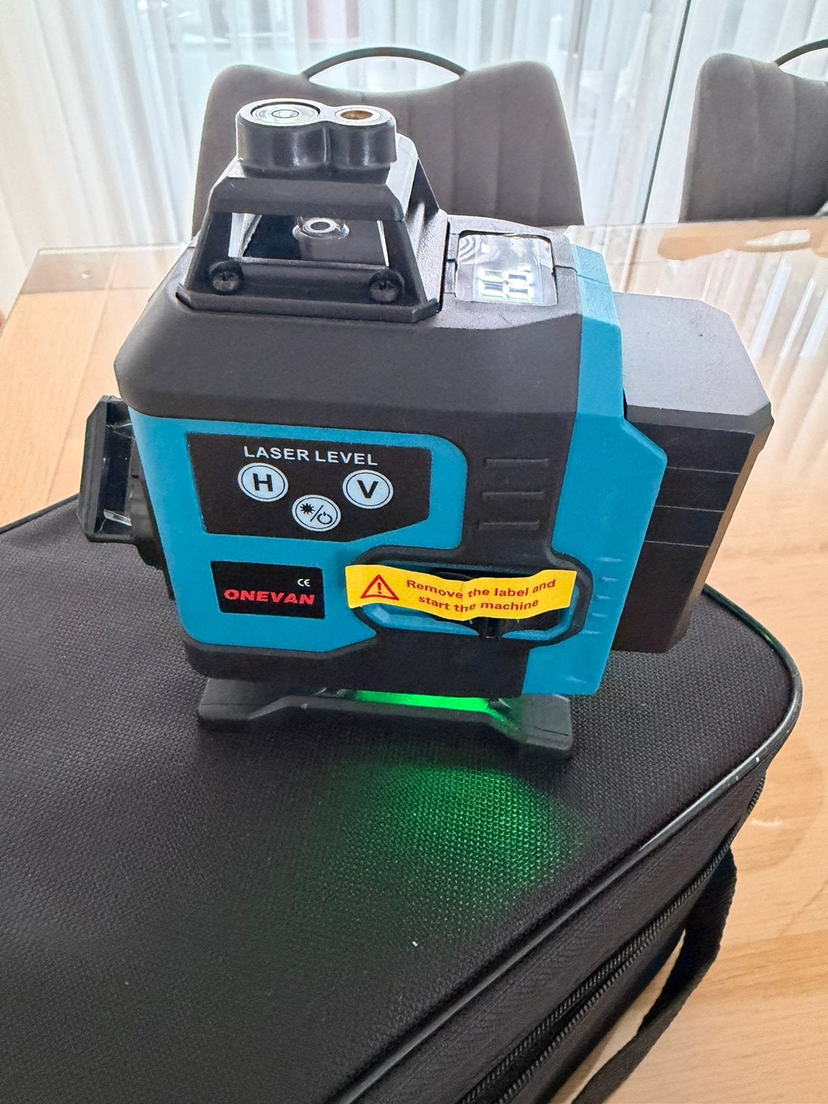 ONEVAN 16 Lines 4D Groene Laser Level – NIEUW, Doe-het-zelf en Verbouw, Meetapparatuur, Ophalen of Verzenden, Zo goed als nieuw