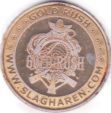 WWW SLAGHAREN COM GOLDRUSH MEMODAILLE, Ophalen of Verzenden, Overige materialen
