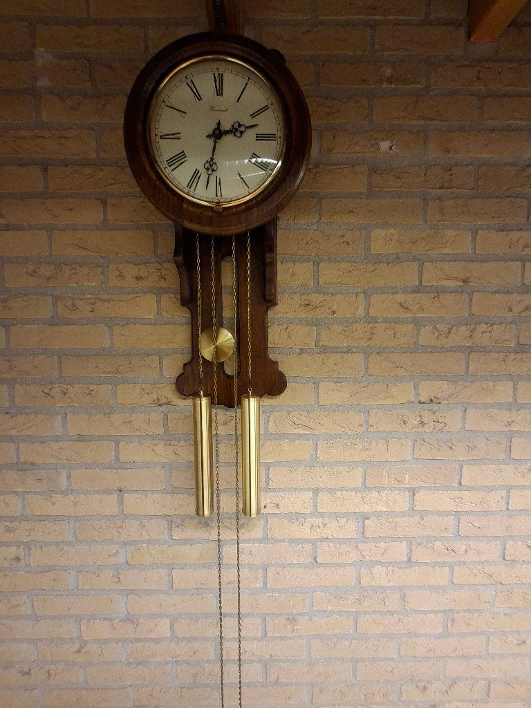 wandklok, Ophalen, Wandklok, Bruin, Landelijk