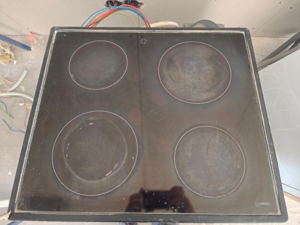 Pelgrim Keramische Kookplaat met Oven - Werkend Gedemonteerd, Ophalen, Gebruikt, Keramisch, 4 kookzones