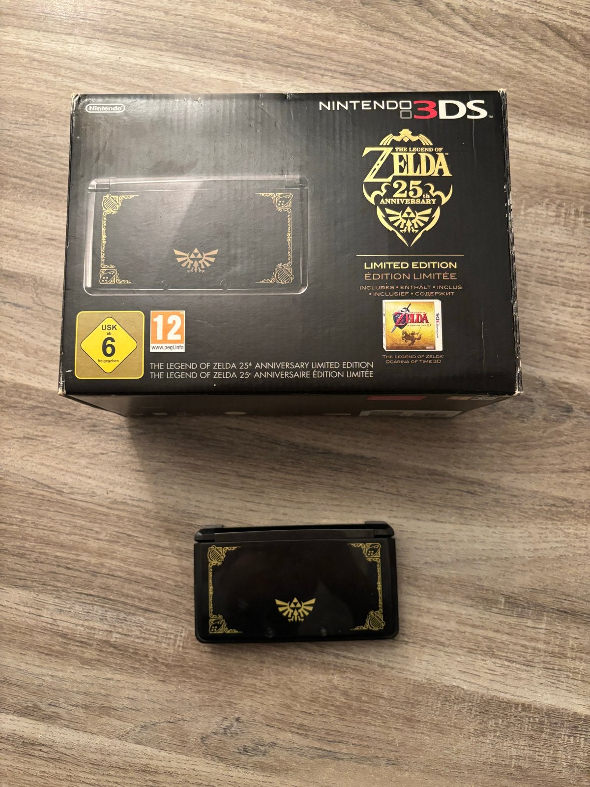 Nintendo 3DS Zelda Limited Edition met 10 games, Spelcomputers en Games, Met games, Zwart, Ophalen of Verzenden, 3DS