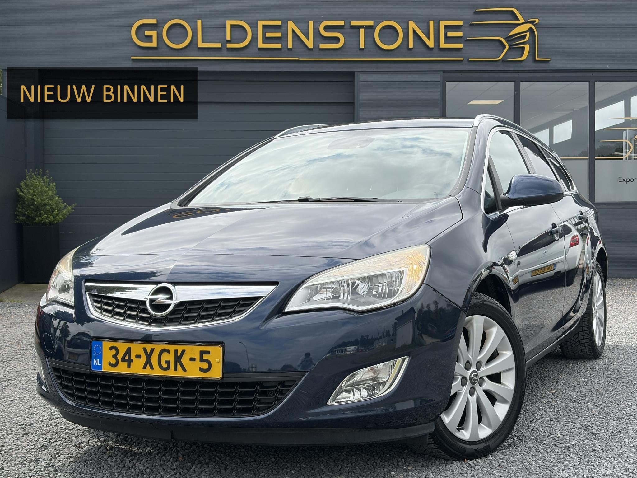 Opel Astra Sports Tourer 1.4 Turbo Cosmo 1e Eigenaar,Navi,Tr, Auto's, Opel, Voorwielaandrijving, Euro 5, Stof, Gebruikt
